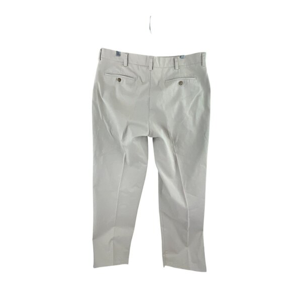 L.L. Bean Men's Natural Fit Khaki Cotton Pants New No Tags Size 37 Beige Chinos - Picture 6 of 9